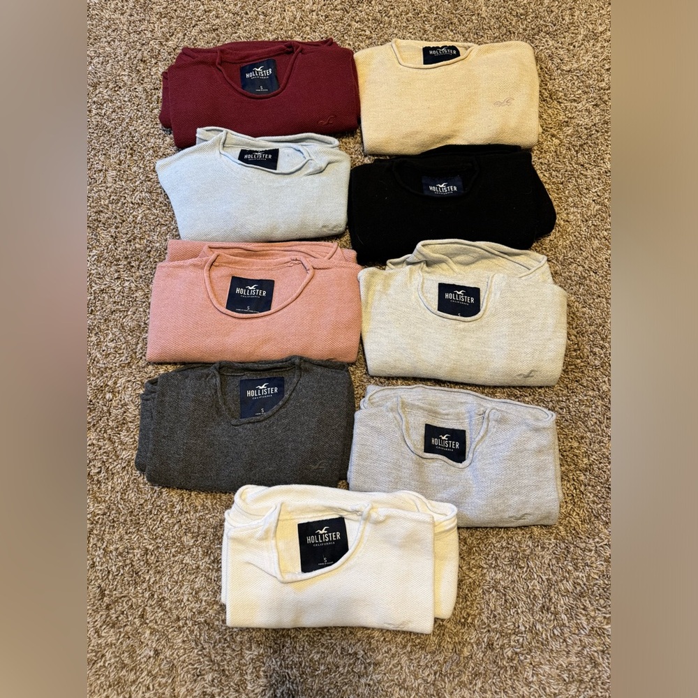Hollister knit shirts